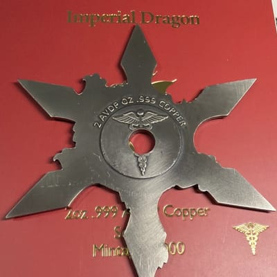 Imperial Dragon Star 2 Oz .999 AVDP Copper Limited - additional view