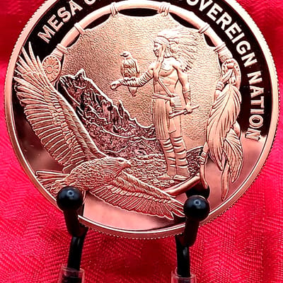 2026 5 oz Colorized RED WOLF Mesa Grande Sovereign - additional view
