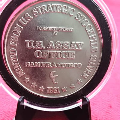 1981 TRADE UNIT US Silver Strategic Vintage