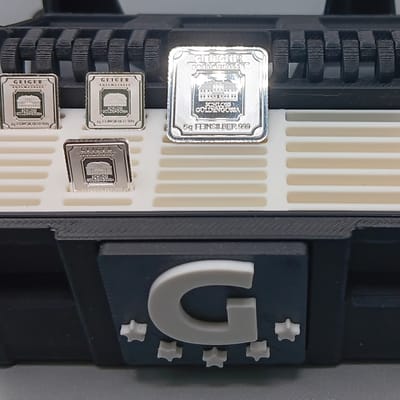 3x 1g & 1x 5g Silver Bars W/Geiger Tactical Case 