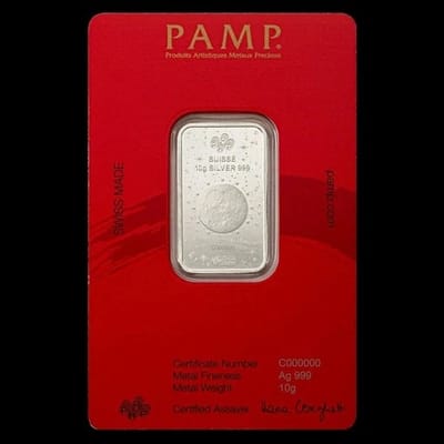 2026 10 Gram 999 Silver PAMP Lunar Legend In Assay - additional view