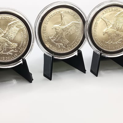2020-2026 American Silver Eagle 7-Coin Date Run BU - additional view