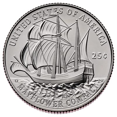 1776-2026(D) 4 SemiQ Mayflower Compact Quarters  - additional view