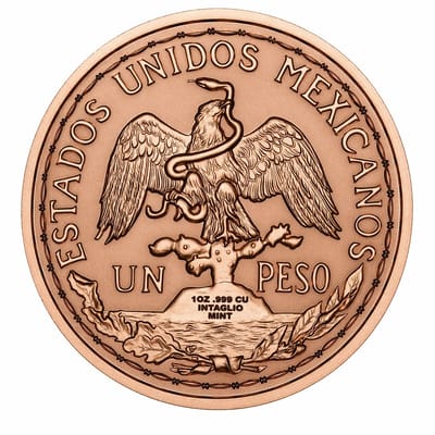  1912 Caballito Tribute 1 oz Colorized Copper Art  - additional view