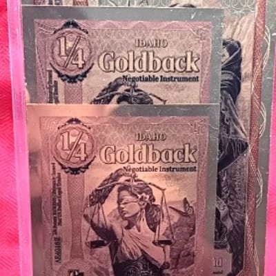 Lot of 3- 2026 Idaho Goldbacks 24K Fractionals