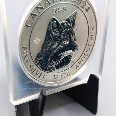 2024 Canada $2 Red Fox 3/4oz reverse proof Silver 