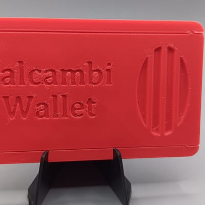 4g Valcambi Silver Bars in Custom Red/Black Wallet - additional view