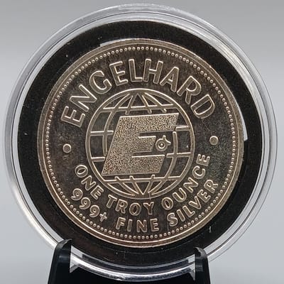 1984 Engelhard Prospector 1 oz .999 fine +1 Copper - additional view