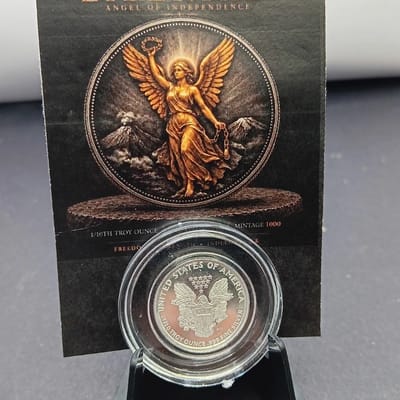 1/10 oz Libertad Angel of Independence Colorized - additional view