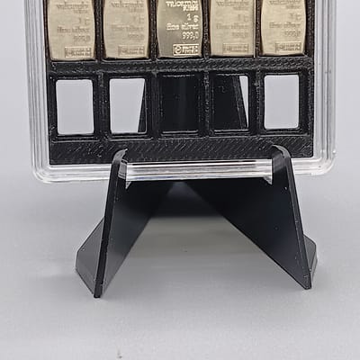 5x Valcambi 1 Gram .999 Fine Silver Bars in Case