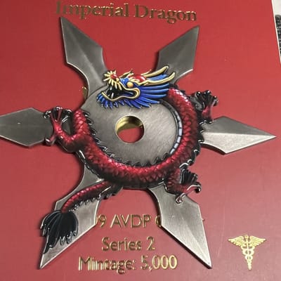 Imperial Dragon Star 2 Oz .999 AVDP Copper Limited