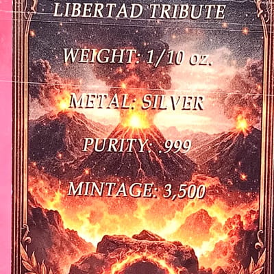2026 Mexico Libertad Tribute – 1/10 oz .999 Fine  - additional view