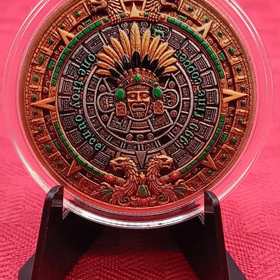 2026 Banco De Mexico Angel Colorized 1 oz Copper - additional view