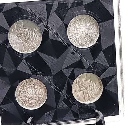 4 Mixed 1/10 oz .999 Silver Rounds in Case - additional view