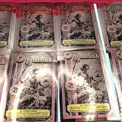 2026 Lot of (8) 1/4 Florida Alpha GoldBacks - - additional view