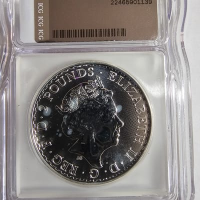 2023 Britannia 1oz  Silver - additional view
