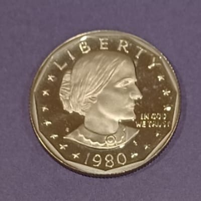 1980-S Susan B. Anthony US Dollar Coin PROOF Cameo