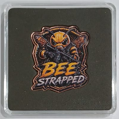 2026 Bee🐝 Strapped🔫 1 oz Copper 2nd Amendment