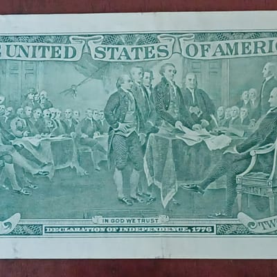 $2 Two Dollar Bill 2003 Series US FRN I-B Block - additional view