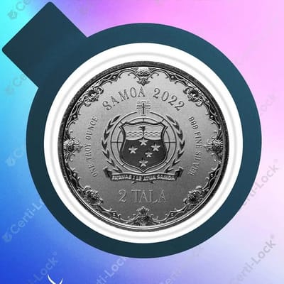 1oz Silver Samoa Coin Mermaid Princess of the Seas - additional view