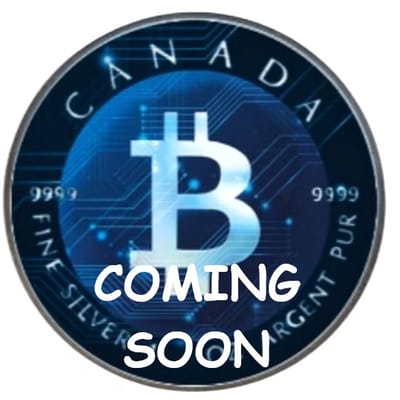 COMING! 2023 Maple Leaf Coin 1 oz Silver Bitcoin