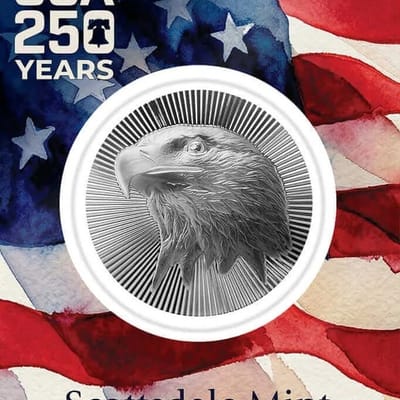 USA 250 Scottsdale 1 oz. Silver Eagle Stacker