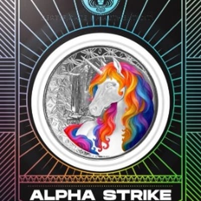 2025 Fiji Unicorn Blossom 1 oz Silver Alpha Strike