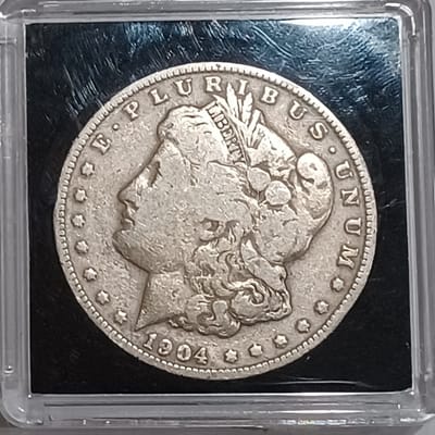 💰 SPOT! 1904-O Morgan Dollar 90% Silver US Coin