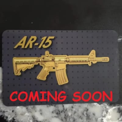 COMING SOON 2026 AR-15 Shaped 1/1000 oz Gold .9999