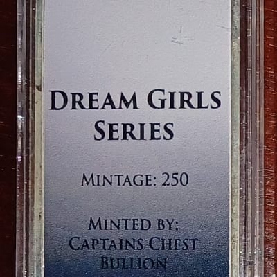 2025 Dream Girls Series 1 oz. Silver Bar SILK ROSE - additional view