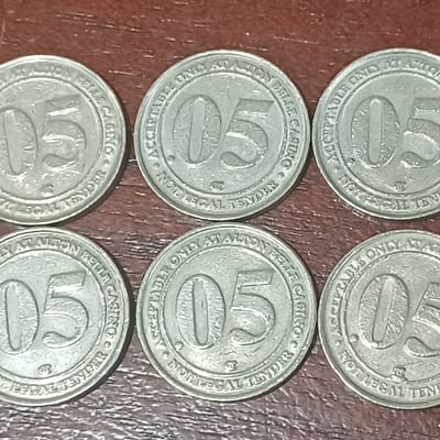 Alton Belle Casino Slot Machine Tokens 5 Cents