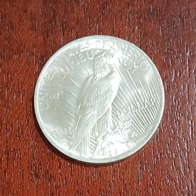 1923-P Peace Dollar Coin 90% Silver BU Luster! (B) - additional view