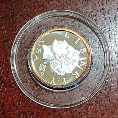 2006 RARE $5 Norfed Liberty Dollar 1/4 oz Silver - additional view