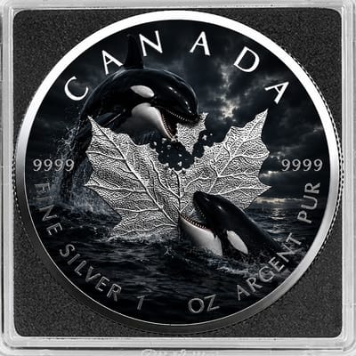 COMING SOON! 1 oz Silver Maple Leaf Coin 2026 ORCA