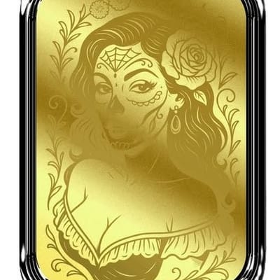 2026 Dia De Los Muertos Roses 1/1000 oz Gold .9999