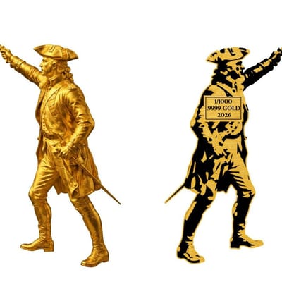 COMING! 2026 Boston Massacre 1/000 oz Gold .9999
