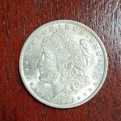 1921-P Morgan Dollar 90% Silver Coin (#3)