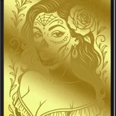 COMING SOON Dia De Los Muertos Roses 1/1000oz Gold