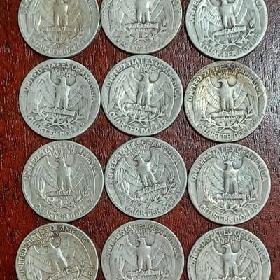 💰SPOT DEAL 4 Washington Quarters 90% Junk Silver - additional view