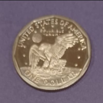 1980-S Susan B. Anthony US Dollar Coin PROOF Cameo - additional view