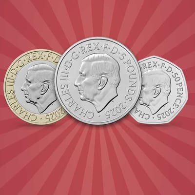 Mystery Bundle 50p, £2, £5 UK Coins Mintage Limit