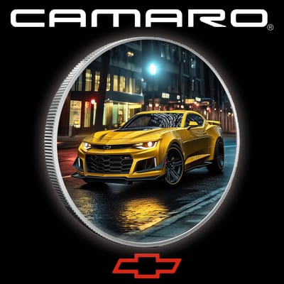 2024 Camaro Past & Present 1 oz. Silver Round - additional view