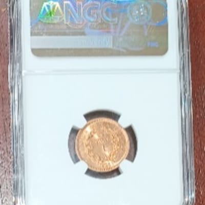 1951 1B Bolivia Boliviano NGC Graded Brilliant Unc - additional view