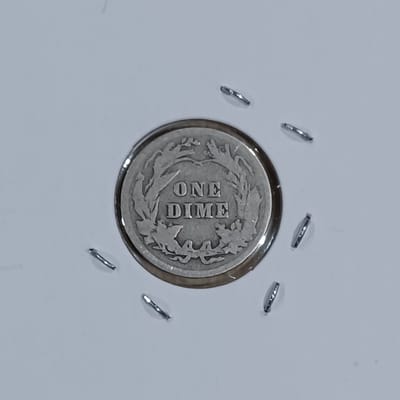 1905-P Barber Dime 90% Silver US Historic Coin - additional view