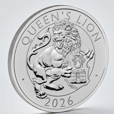 Royal Tudor Beasts Queen's Lion 2026 UK £5 Coin - additional view