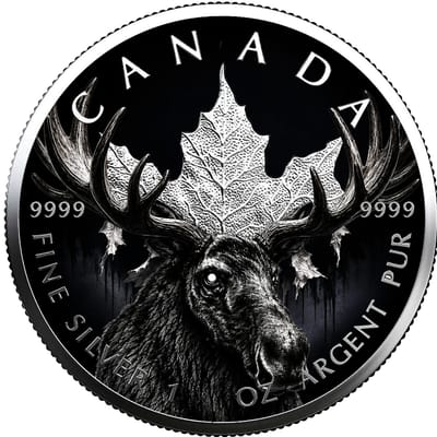 COMING SOON! 1oz Silver Maple Leaf Coin 2026 MOOSE - additional view
