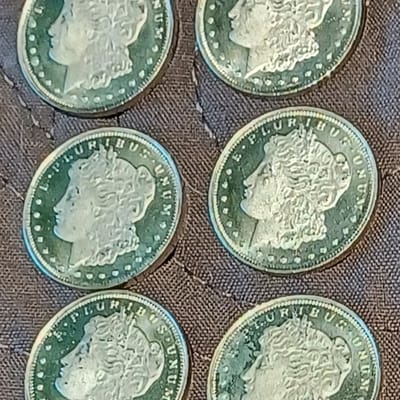 1/10oz Silver Round Morgan Design Highland Mint BU