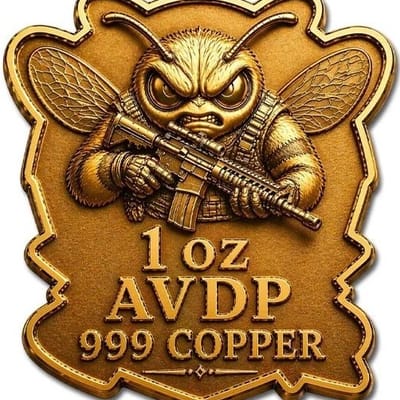 2026 Second Amendment 1 oz Copper "Bee Strapped"
