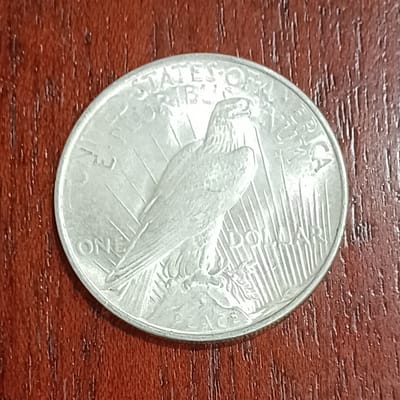 1923-P Peace Dollar Coin 90% Silver Luster! (E) - additional view