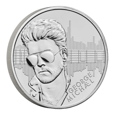 2024 UK Music Legends GEORGE MICHAEL BU Coin £5  - additional view